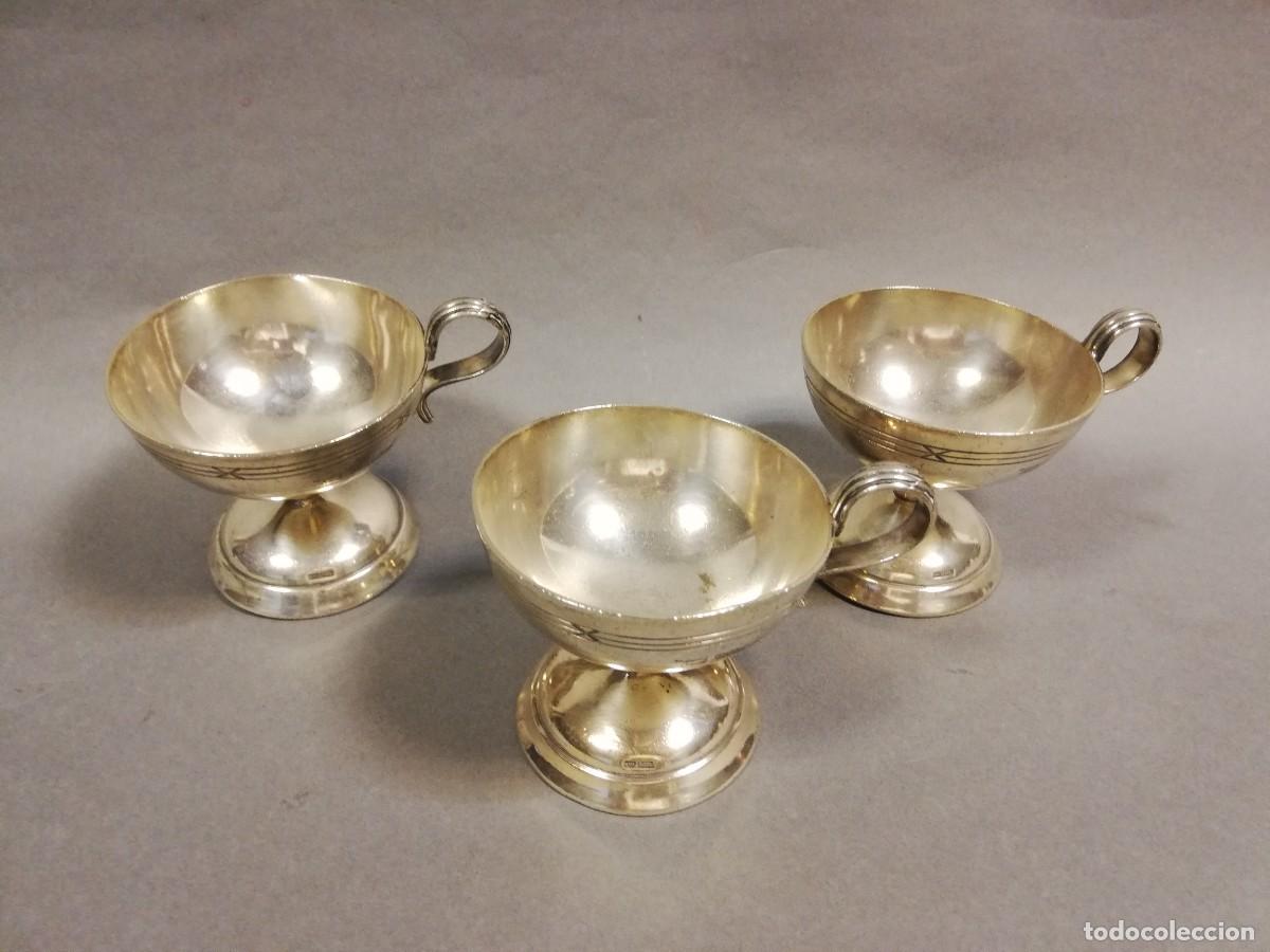 Antig&uuml;edades: COPAS DE COCKTAIL METAL PLATEADO - Foto 1