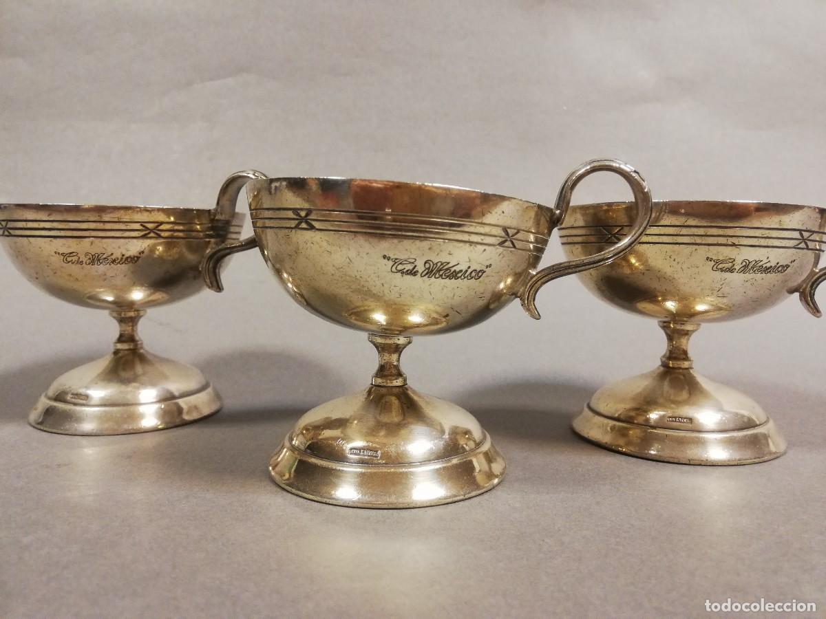 Antig&uuml;edades: COPAS DE COCKTAIL METAL PLATEADO - Foto 2