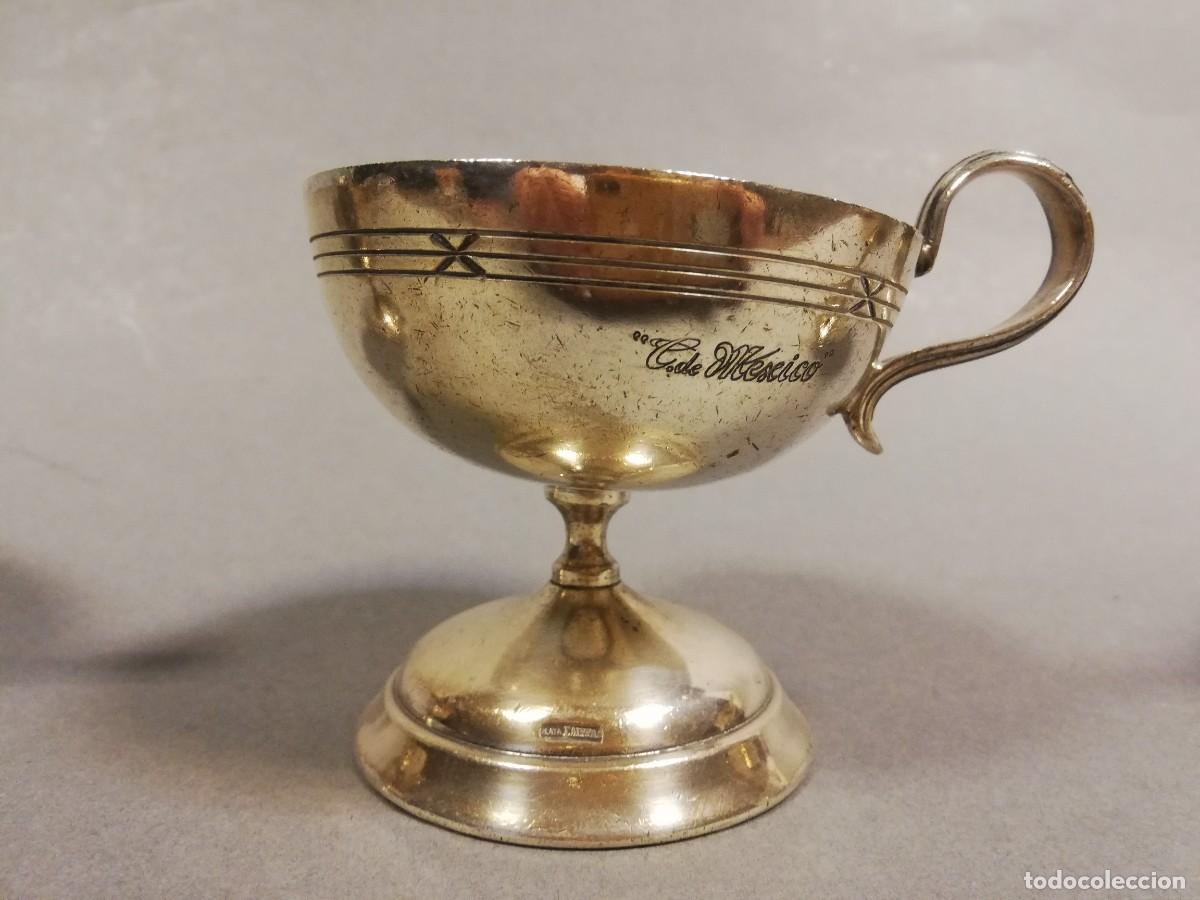 Antig&uuml;edades: COPAS DE COCKTAIL METAL PLATEADO - Foto 4