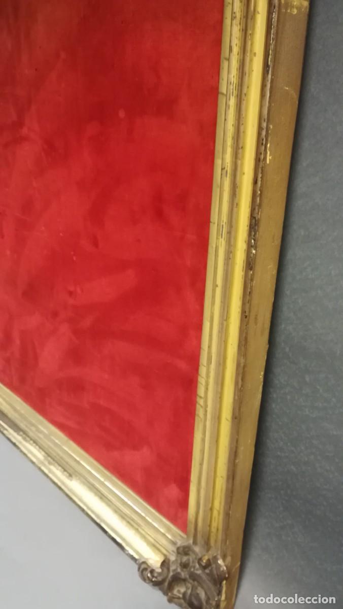Antig&uuml;edades: MARCO DE MADERA TALLADA ANTIGUO - Foto 9