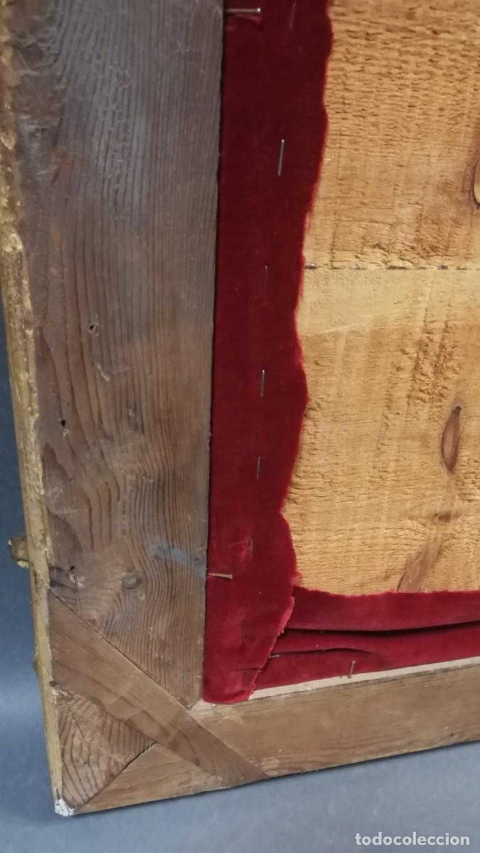 Antig&uuml;edades: MARCO DE MADERA TALLADA ANTIGUO - Foto 14