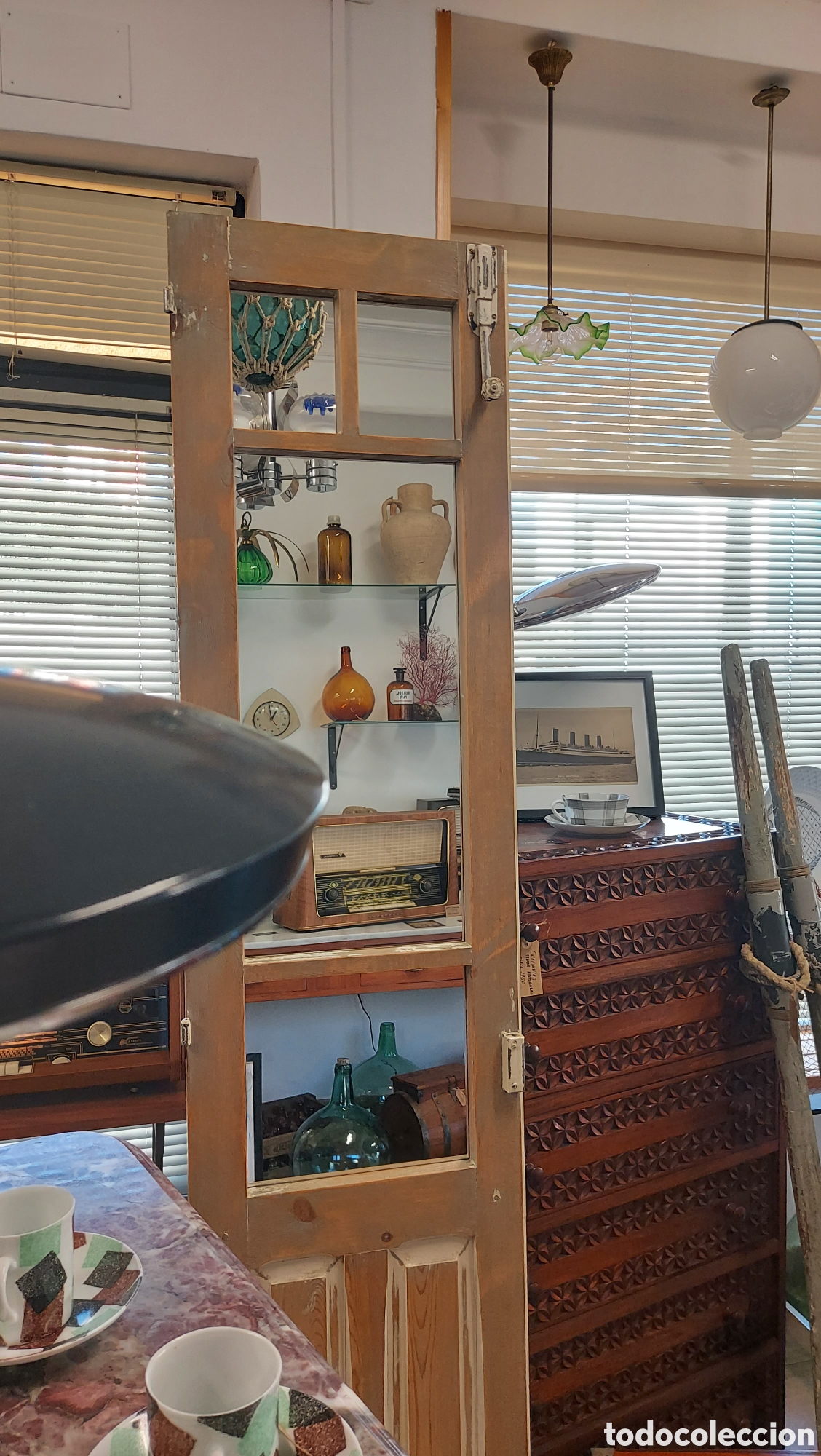 Antig&uuml;edades: Puerta espejo circa 1890 - Foto 5