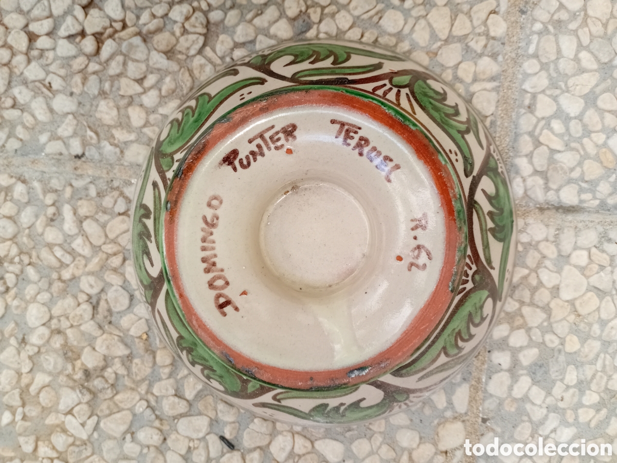 Antig&uuml;edades: JUEGO DE CERAMICA DE TERUEL - Foto 3