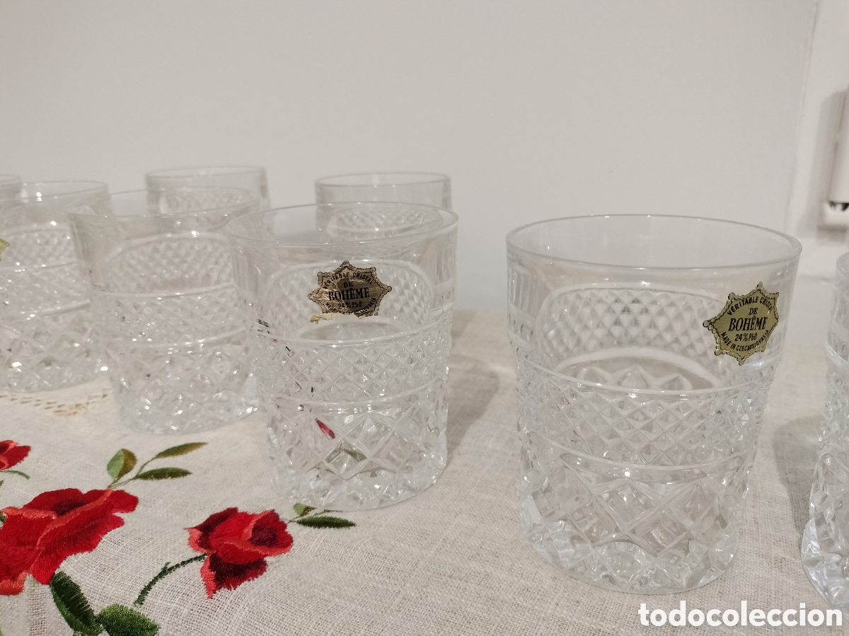 Antig&uuml;edades: Vasos Cristal de Bohemia - Foto 1