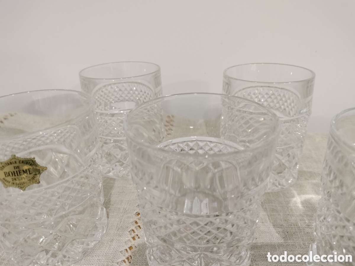 Antig&uuml;edades: Vasos Cristal de Bohemia - Foto 4