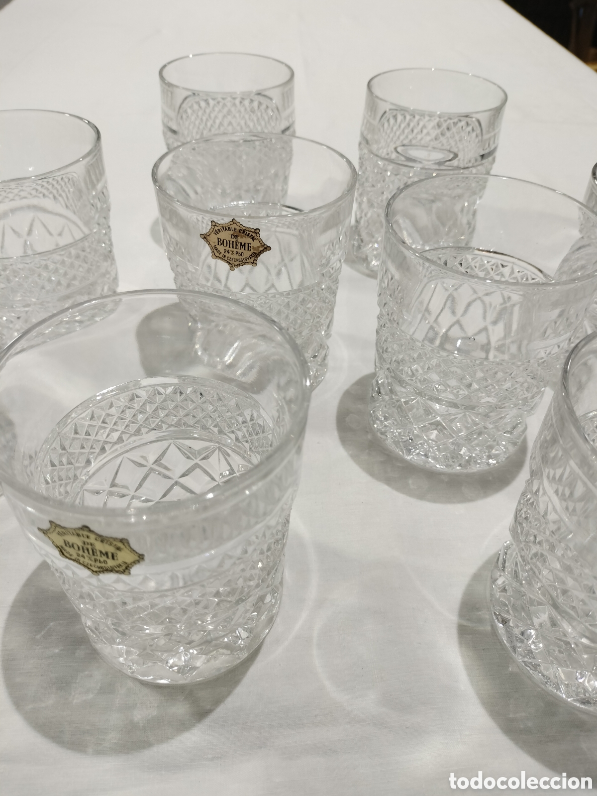 Antig&uuml;edades: Vasos Cristal de Bohemia - Foto 5