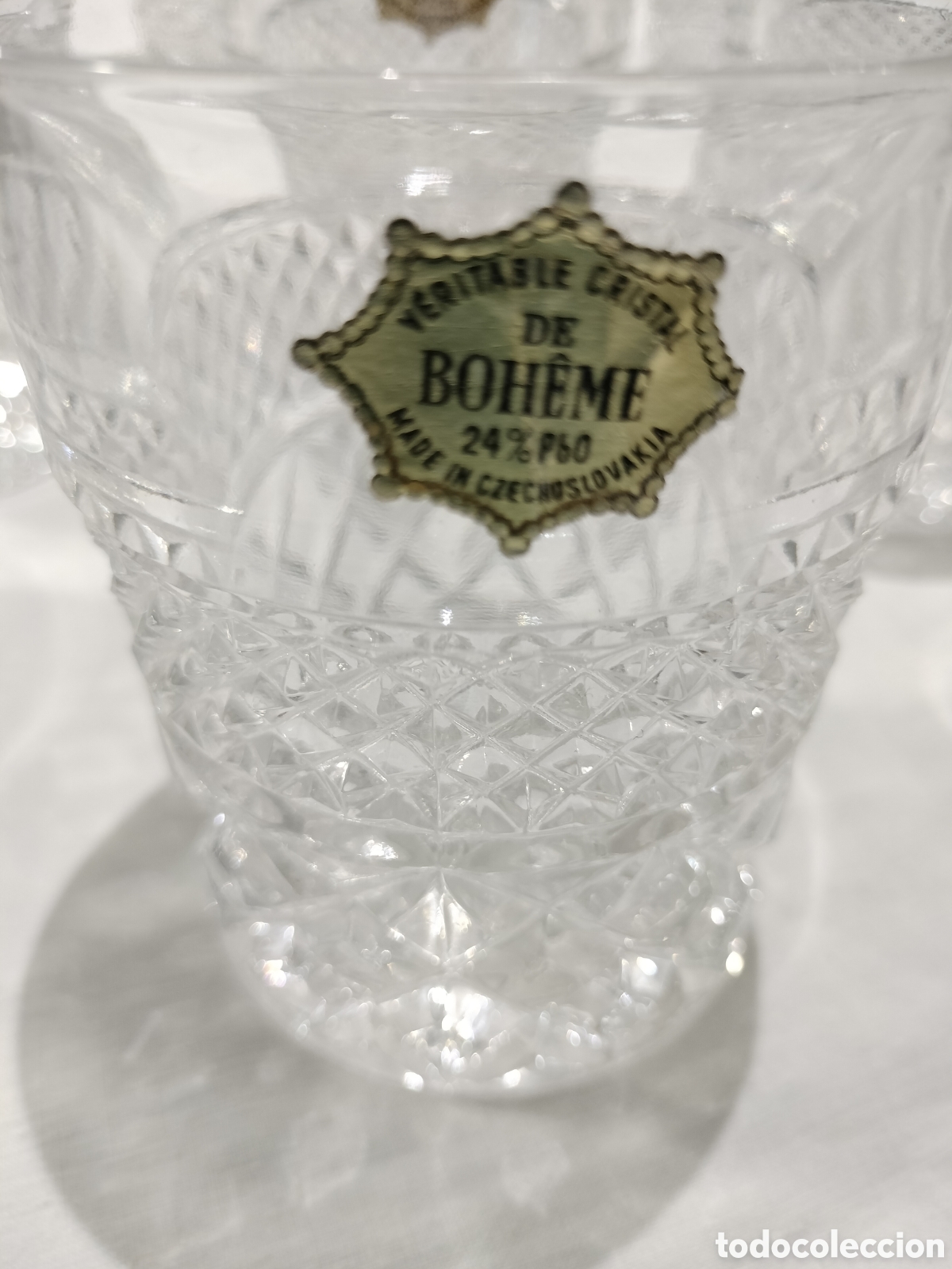 Antig&uuml;edades: Vasos Cristal de Bohemia - Foto 3