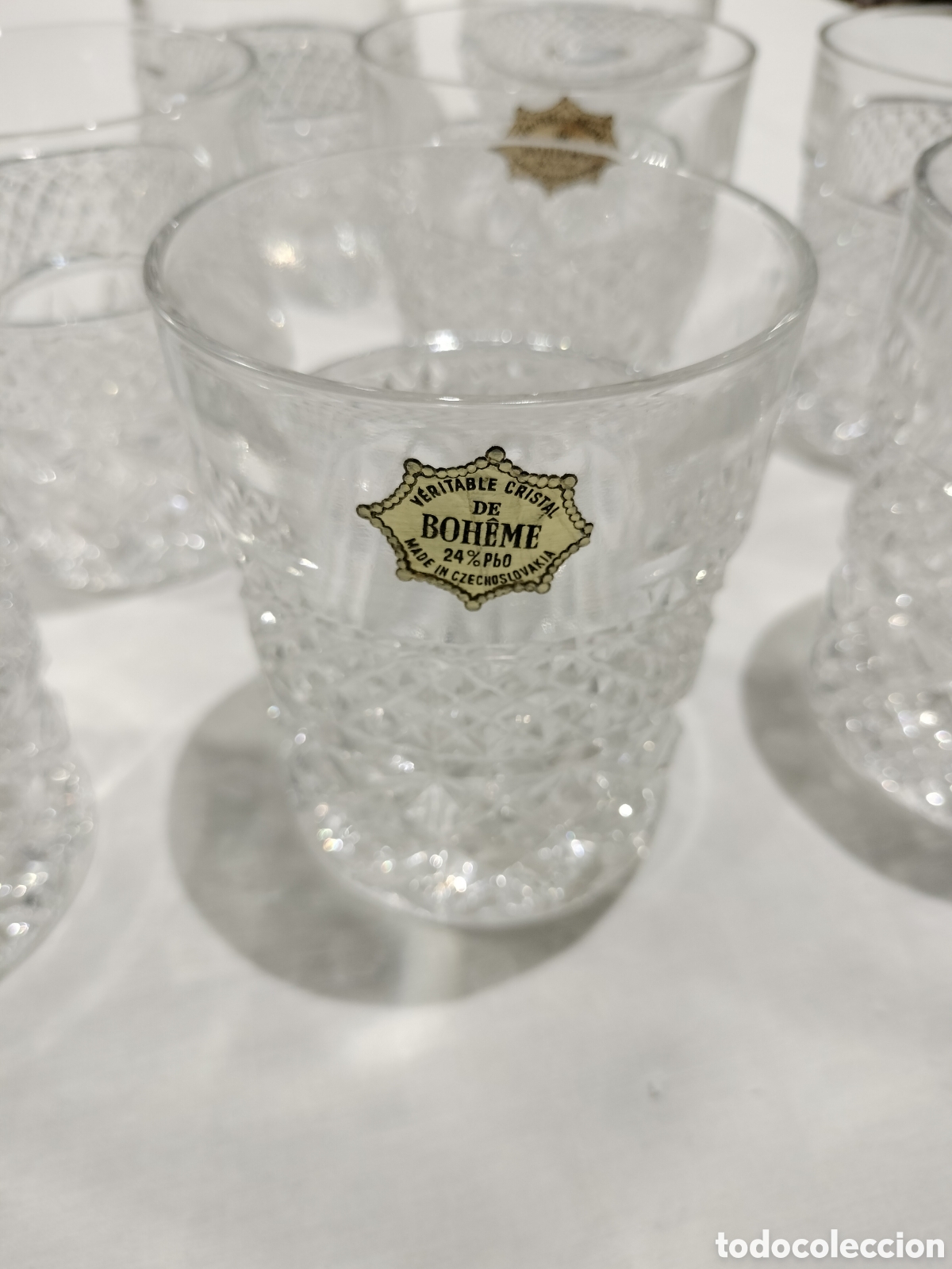 Antig&uuml;edades: Vasos Cristal de Bohemia - Foto 6