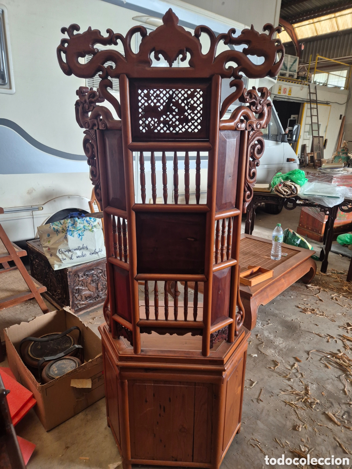 Antig&uuml;edades: Mueble Recibidor chino antiguo - Foto 2