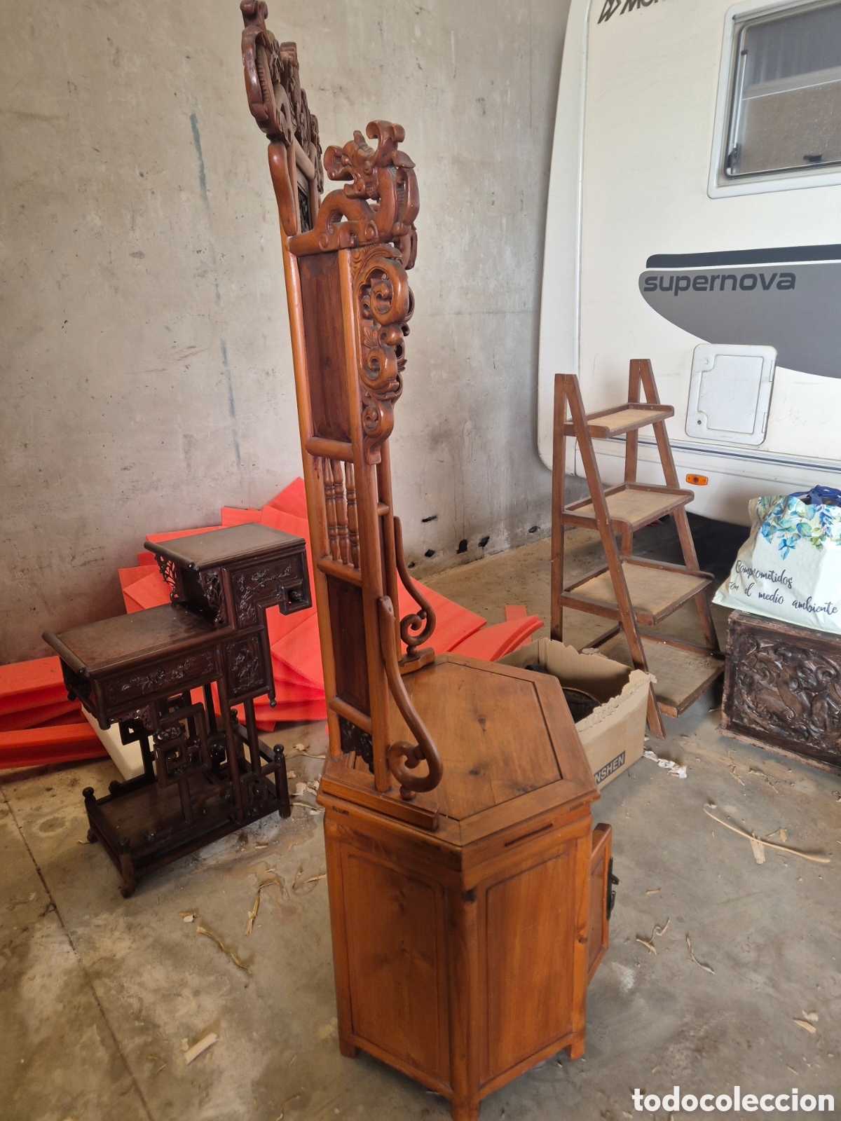 Antig&uuml;edades: Mueble Recibidor chino antiguo - Foto 3