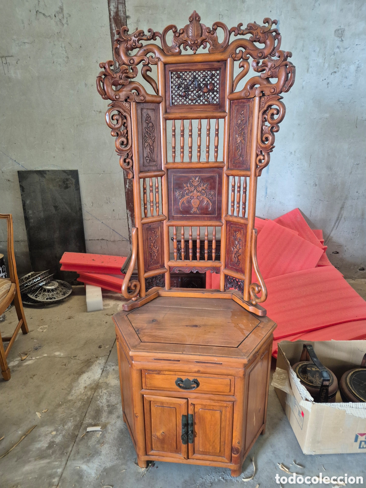 Antig&uuml;edades: Mueble Recibidor chino antiguo - Foto 1