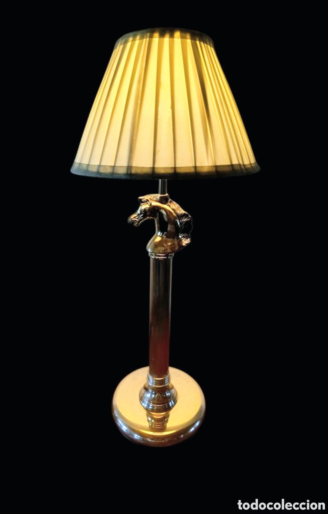 Antig&uuml;edades: Lampara de sobremesa- bronce - Foto 1