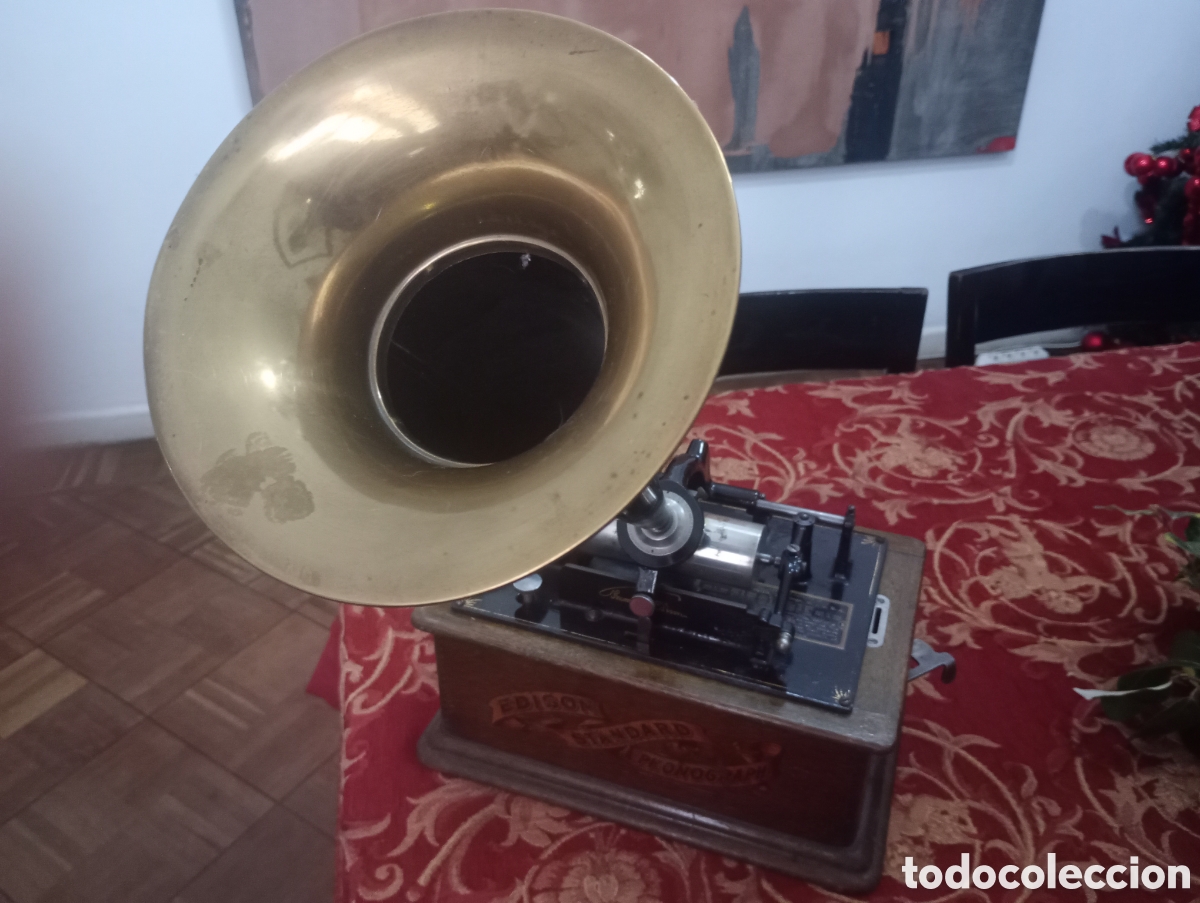 Antig&uuml;edades: Fon&oacute;grafo Edison Standard - Foto 2