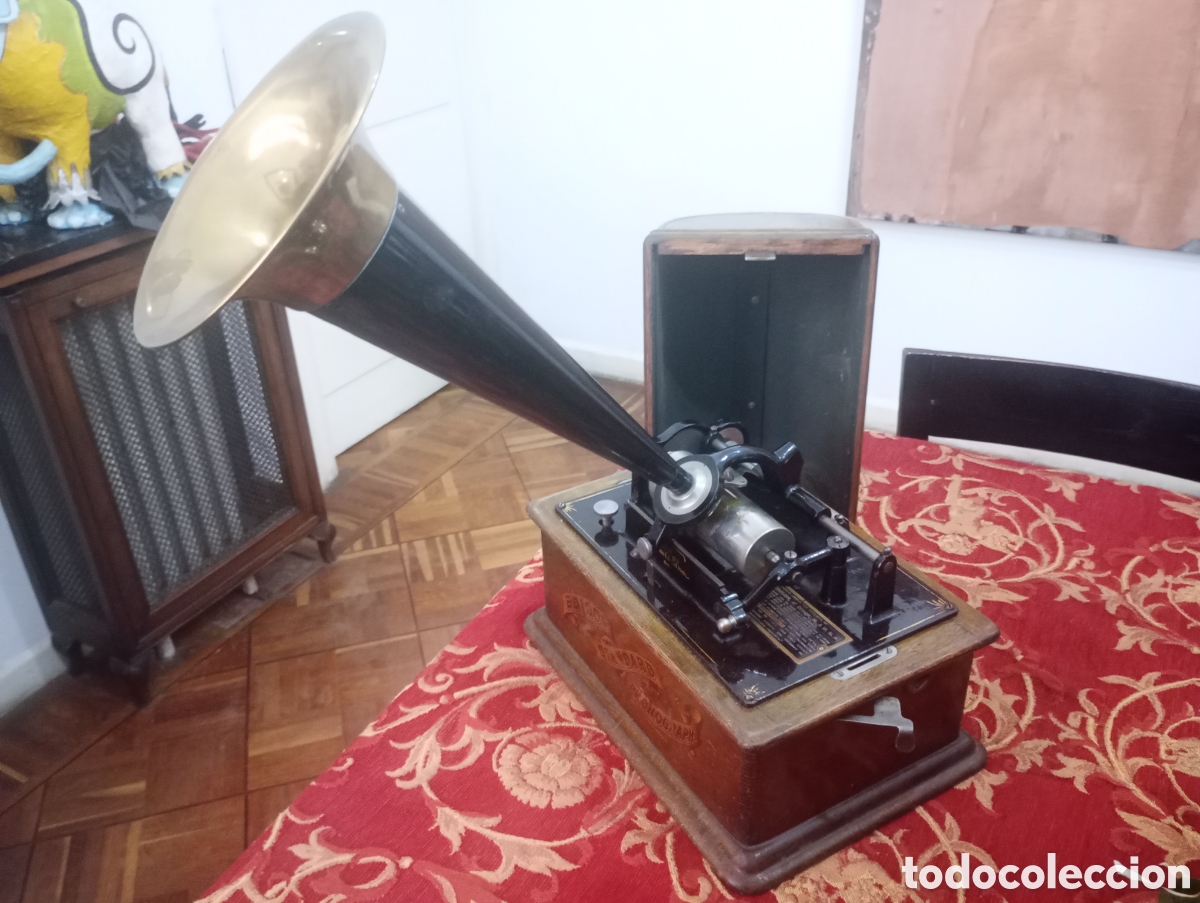 Antig&uuml;edades: Fon&oacute;grafo Edison Standard - Foto 3