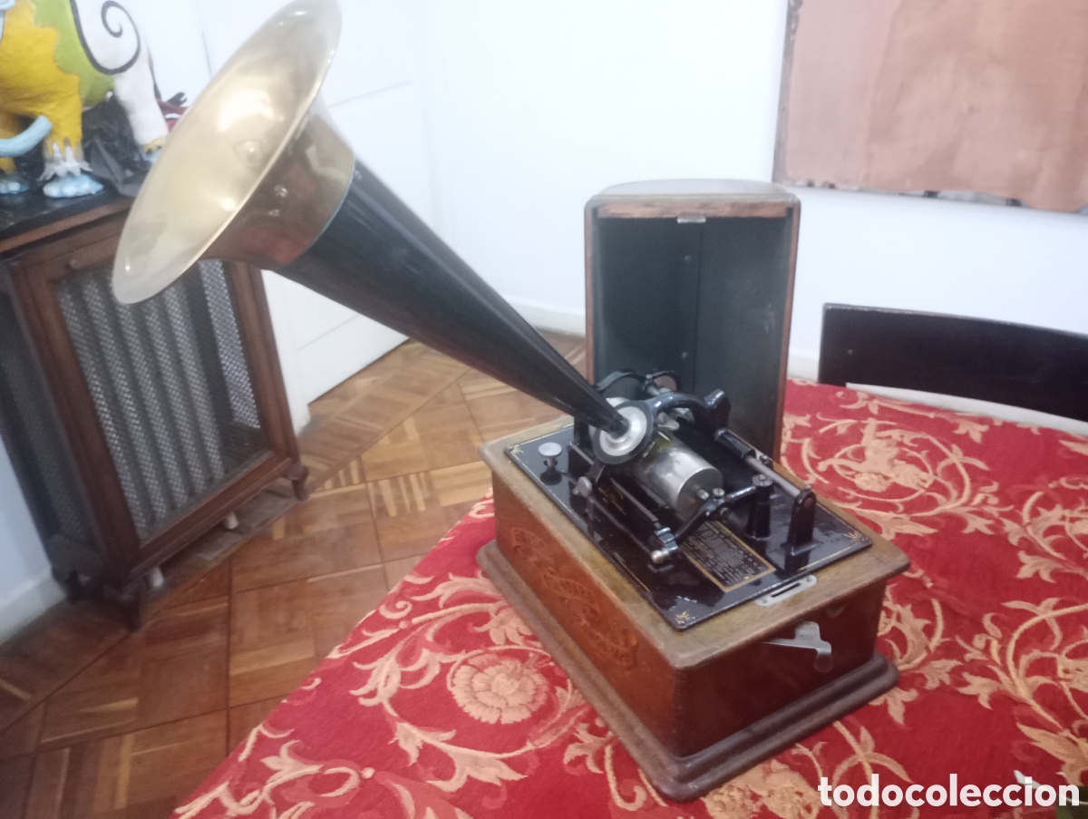Antig&uuml;edades: Fon&oacute;grafo Edison Standard - Foto 4