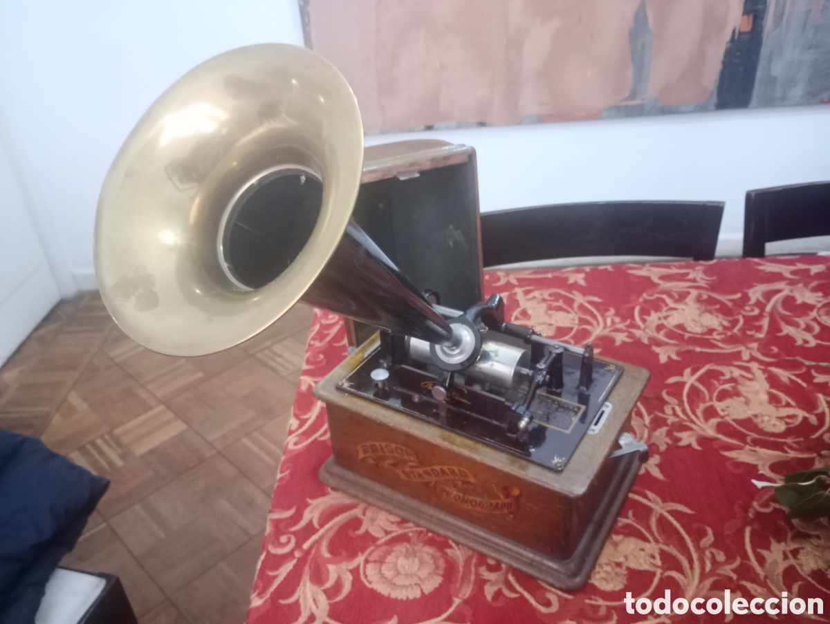 Antig&uuml;edades: Fon&oacute;grafo Edison Standard - Foto 5