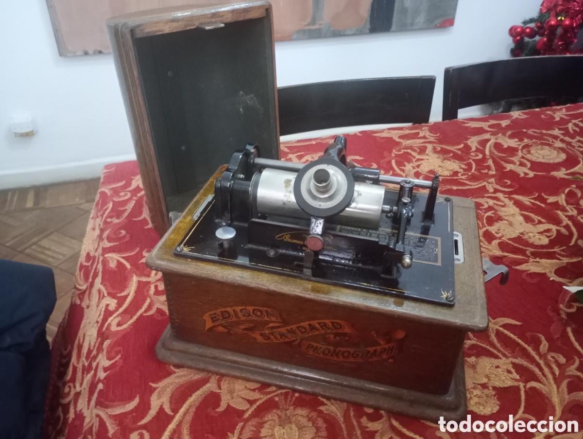 Antig&uuml;edades: Fon&oacute;grafo Edison Standard - Foto 10