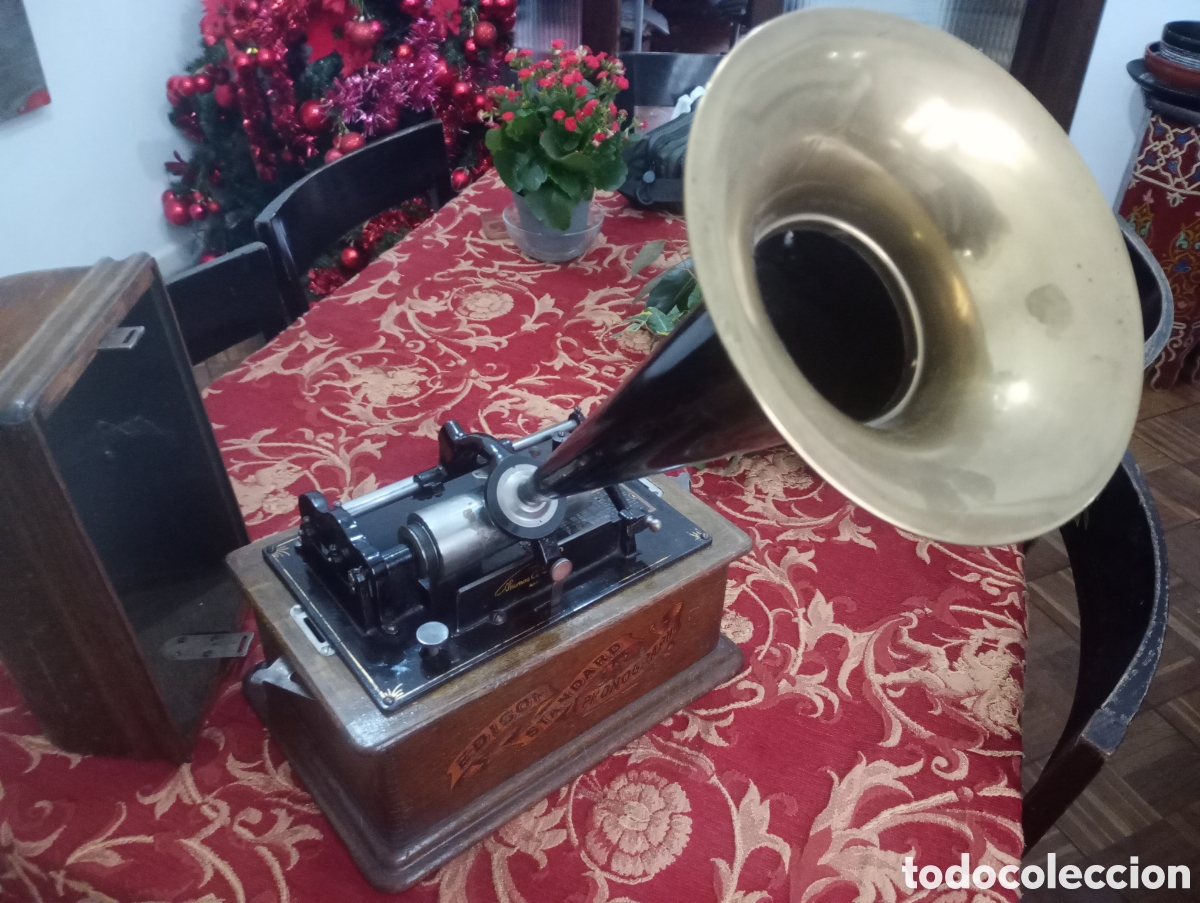 Antig&uuml;edades: Fon&oacute;grafo Edison Standard - Foto 1