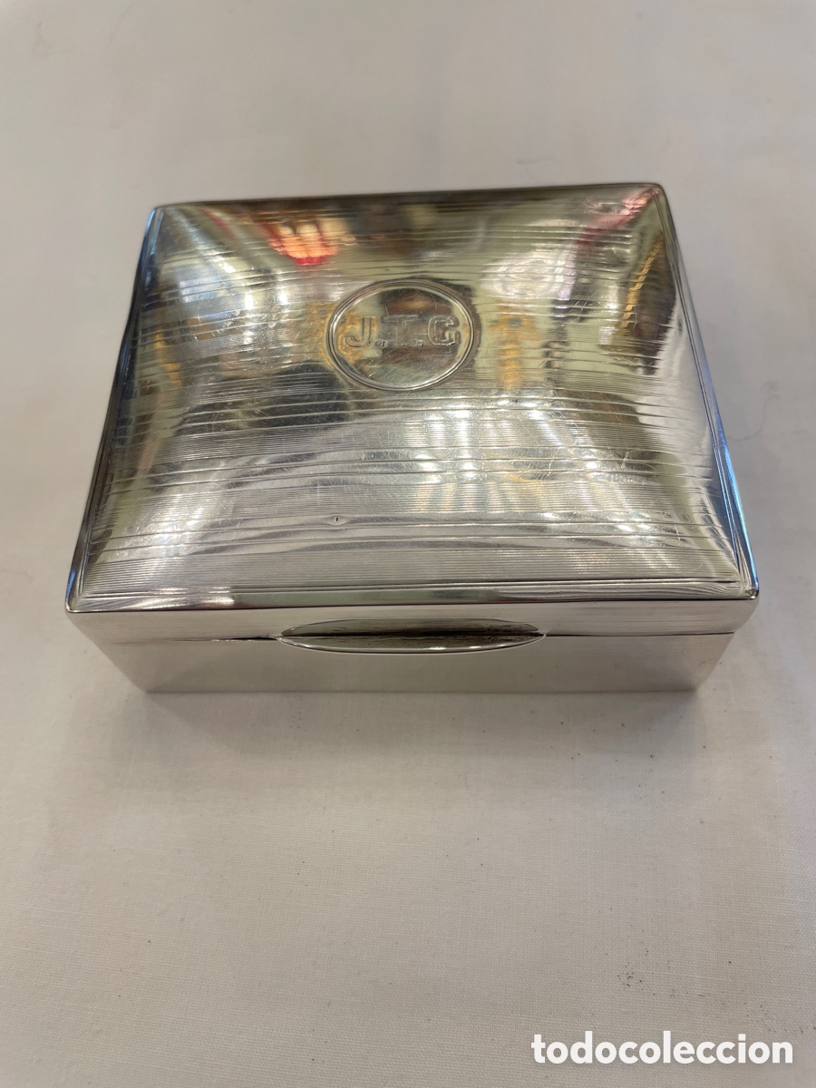Antig&uuml;edades: Caja de plata inglesa Art Dec&oacute; - Foto 2