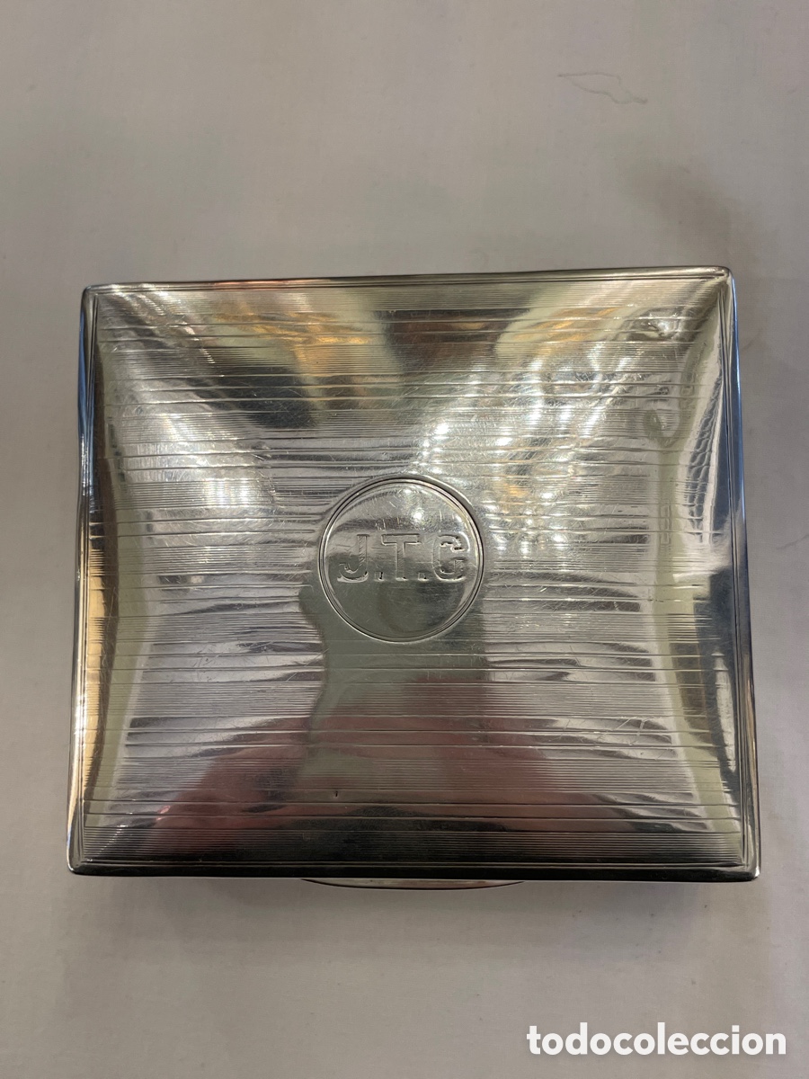 Antig&uuml;edades: Caja de plata inglesa Art Dec&oacute; - Foto 3