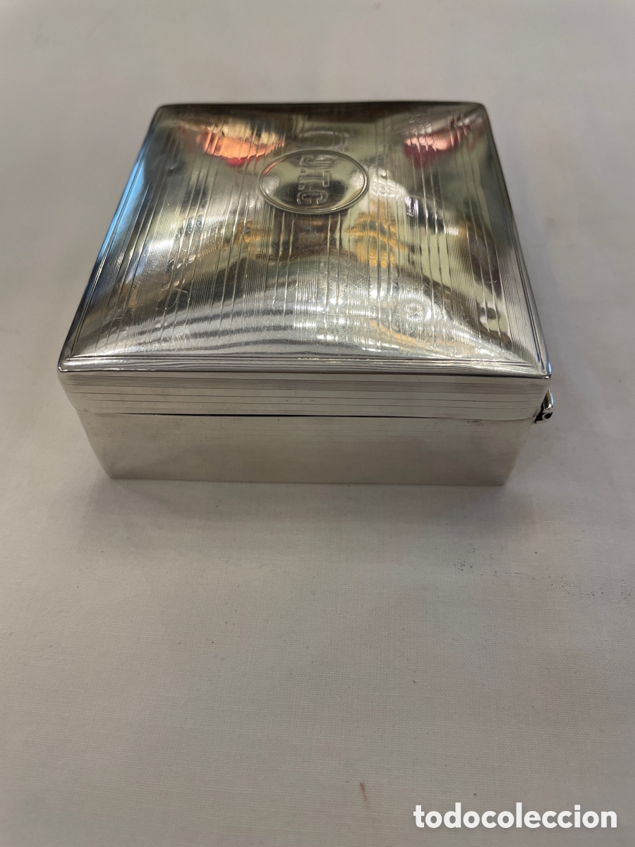 Antig&uuml;edades: Caja de plata inglesa Art Dec&oacute; - Foto 5