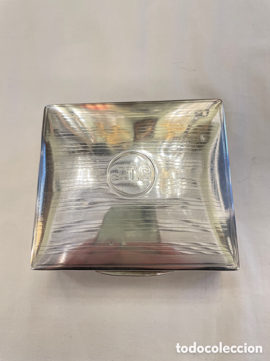 Antig&uuml;edades: Caja de plata inglesa Art Dec&oacute; - Foto 1