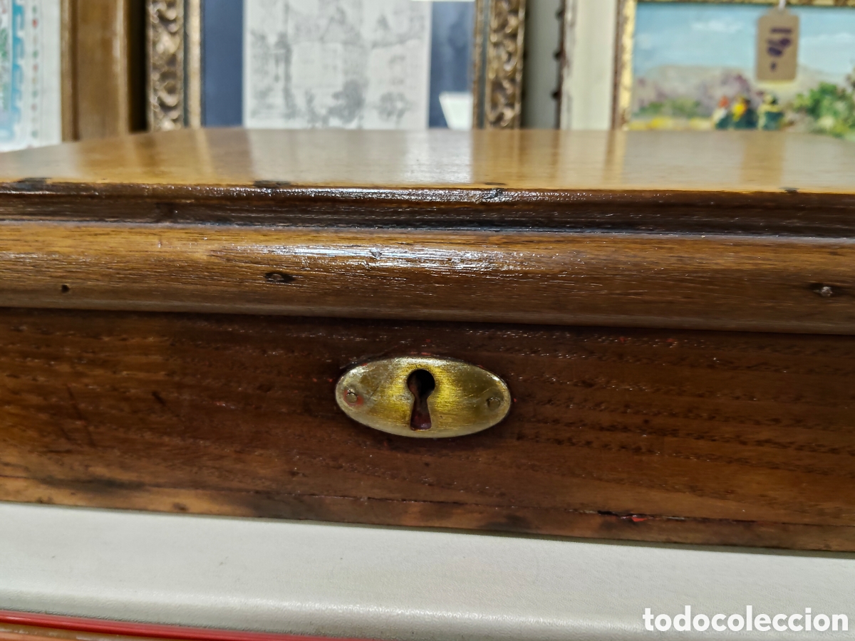 Antig&uuml;edades: Magn&iacute;fica caja de madera - Foto 2