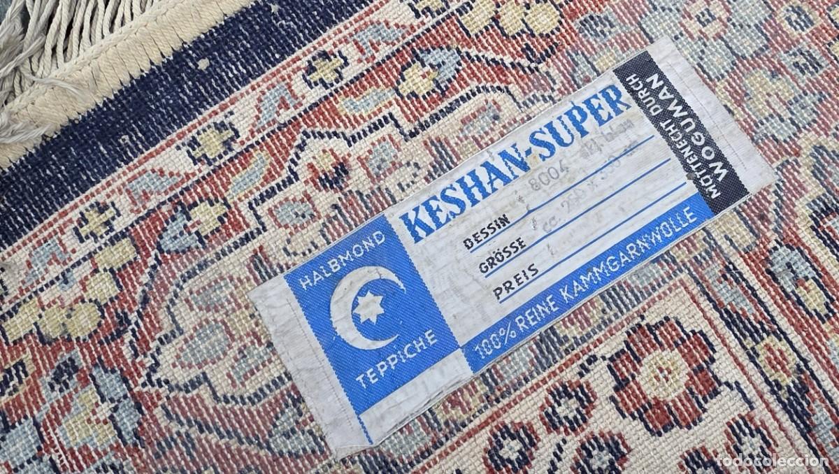 Antig&uuml;edades: Gran alfombra de lana Keshan - Foto 2
