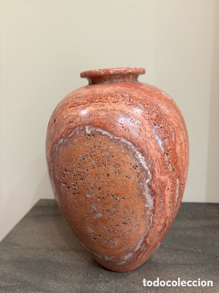Antig&uuml;edades: Jarr&oacute;n en M&aacute;rmol Travertino Iran&iacute; - Foto 3