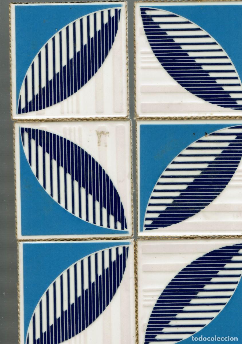 Antig&uuml;edades: 6 POSAVASOS DE AZULEJO - Foto 1