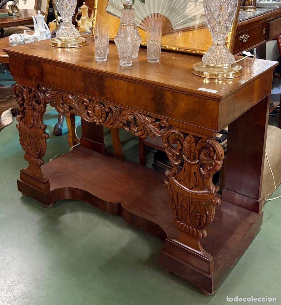 Antig&uuml;edades: Mesa Consola Rectangular - Foto 2