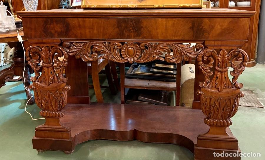 Antig&uuml;edades: Mesa Consola Rectangular - Foto 3