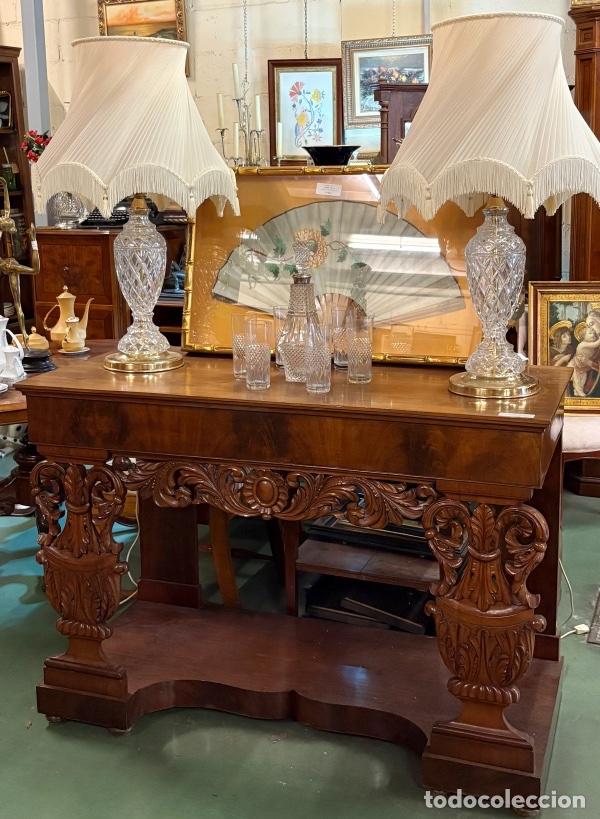 Antig&uuml;edades: Mesa Consola Rectangular - Foto 7