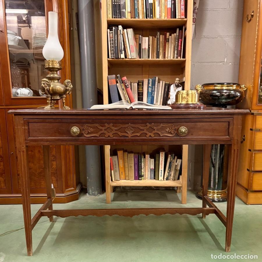 Antig&uuml;edades: Mesa Escritorio Antigua - Foto 1