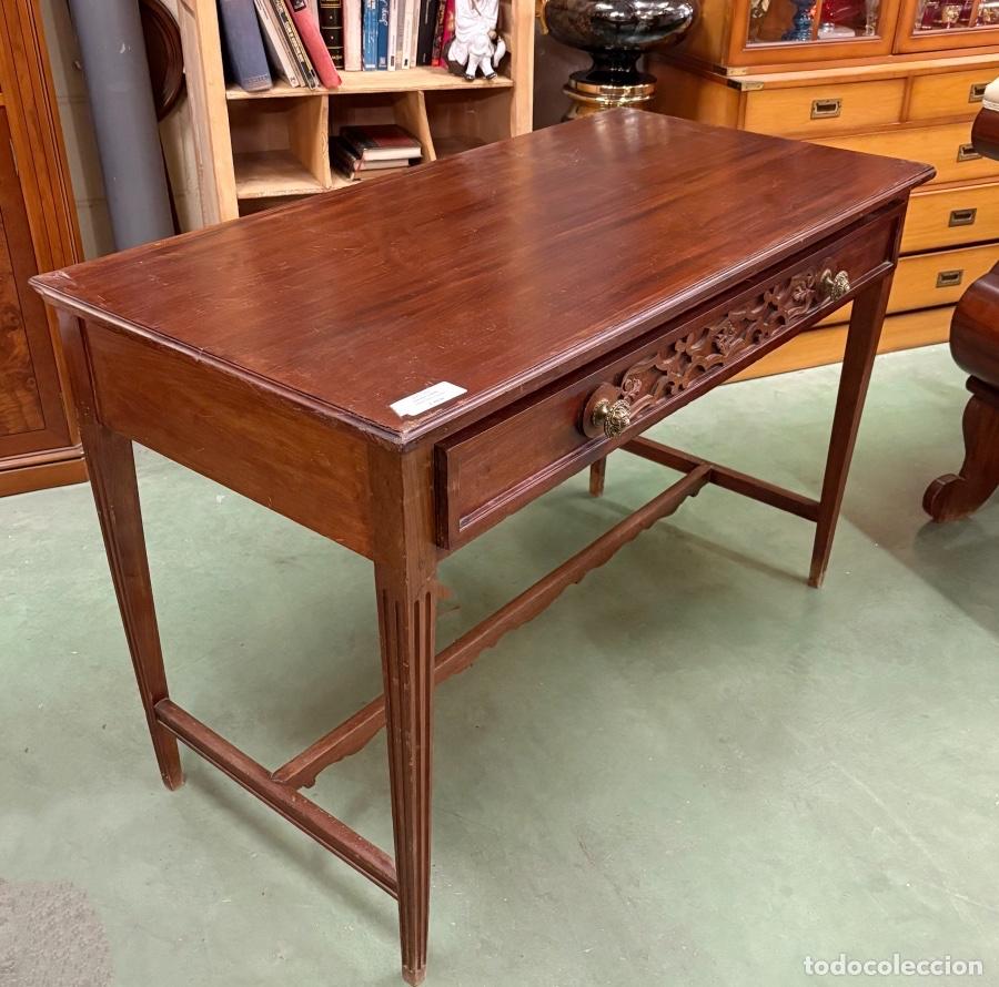 Antig&uuml;edades: Mesa Escritorio Antigua - Foto 7