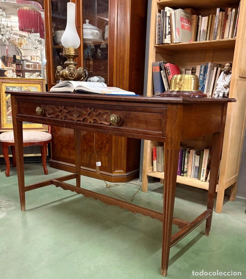 Antig&uuml;edades: Mesa Escritorio Antigua - Foto 8
