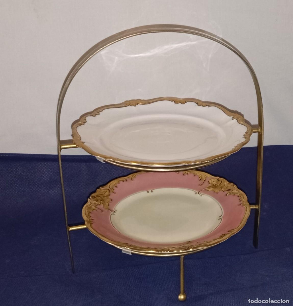 Antig&uuml;edades: Expositor de postres de 2 niveles - Foto 1