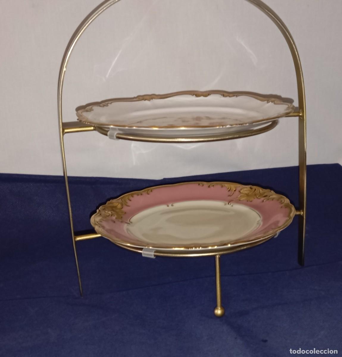 Antig&uuml;edades: Expositor de postres de 2 niveles - Foto 3
