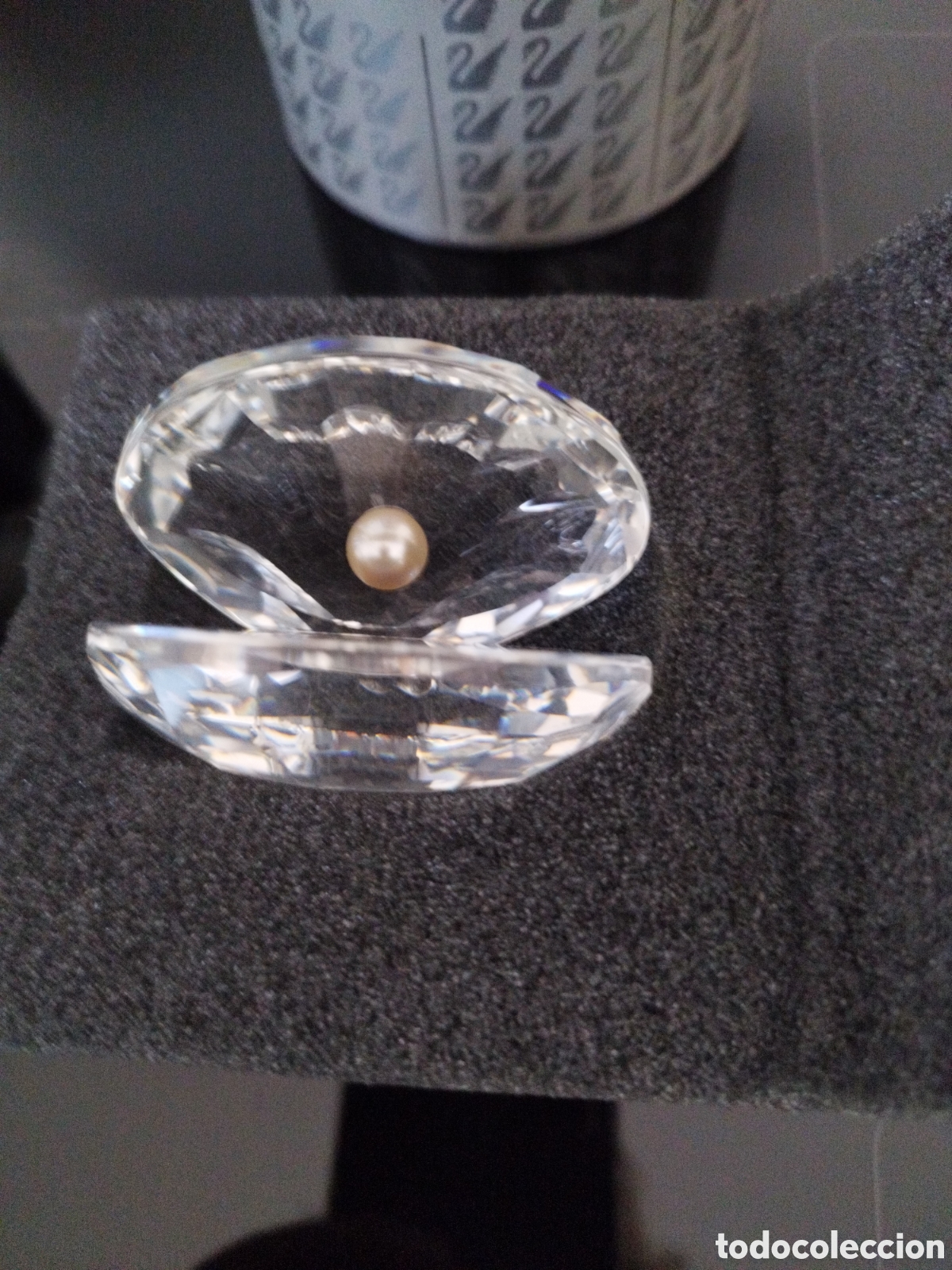 Antig&uuml;edades: Concha Swarovski con perla - Foto 4