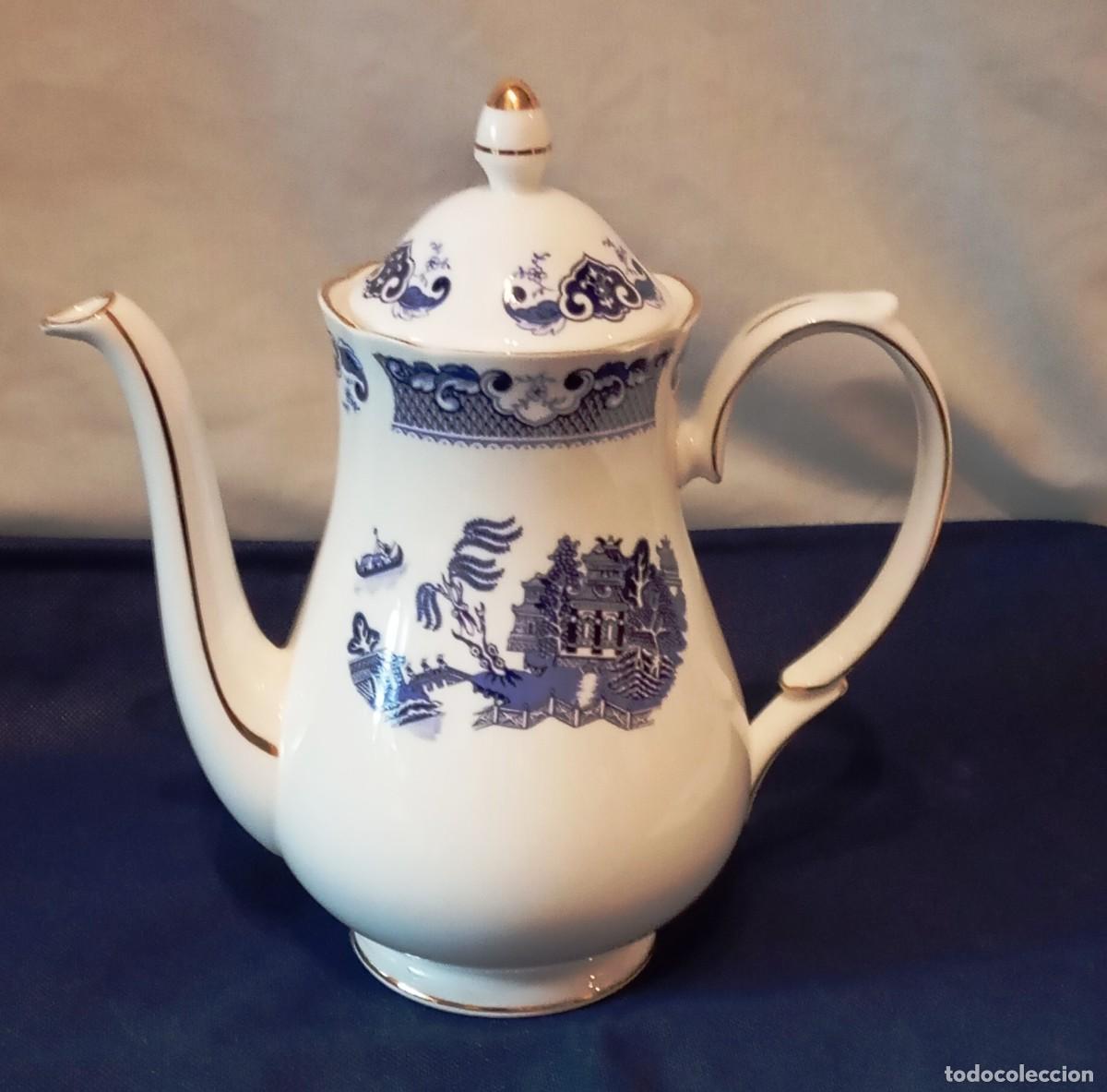 Antig&uuml;edades: Tetera Duchess Willow Azul Oscuro. - Foto 1