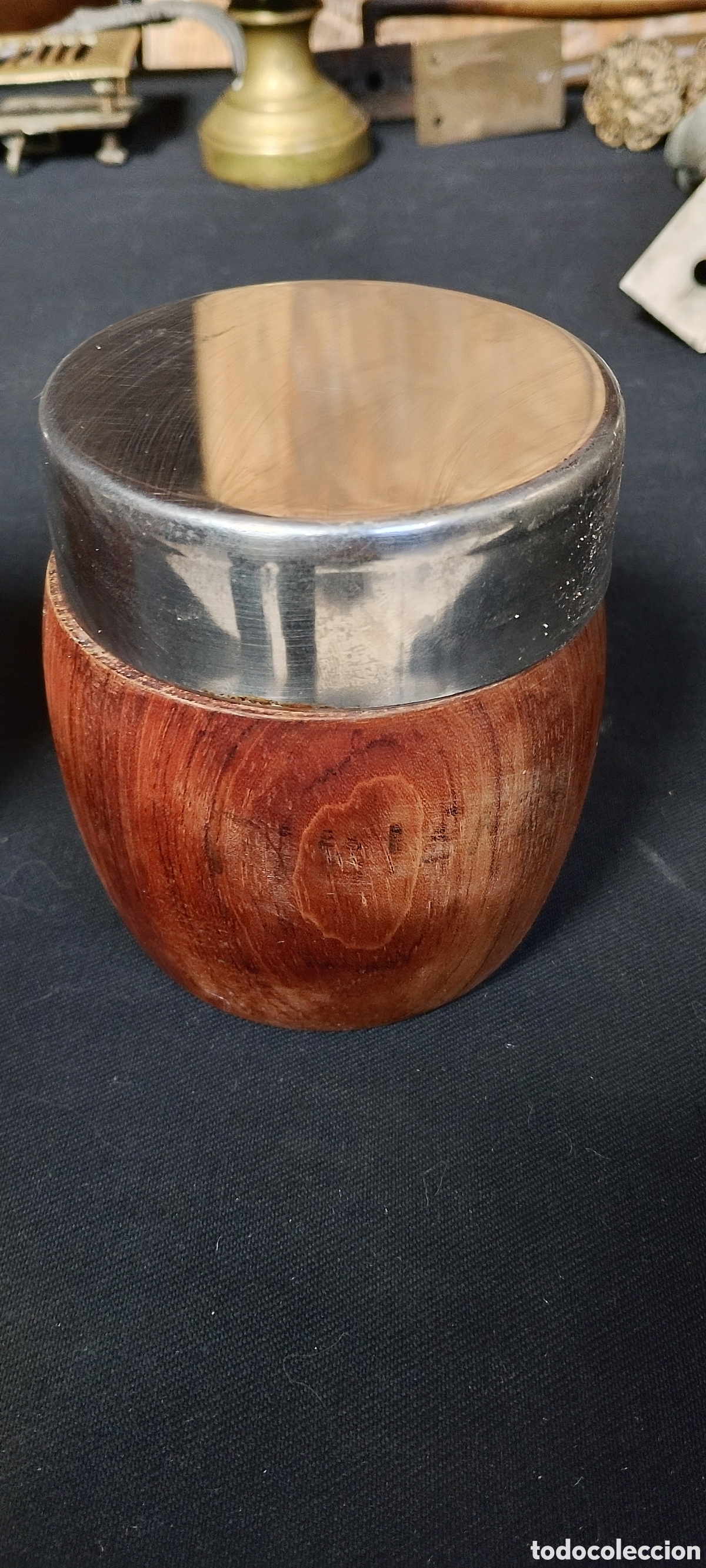 Antig&uuml;edades: Tarros de madera noble - Foto 3