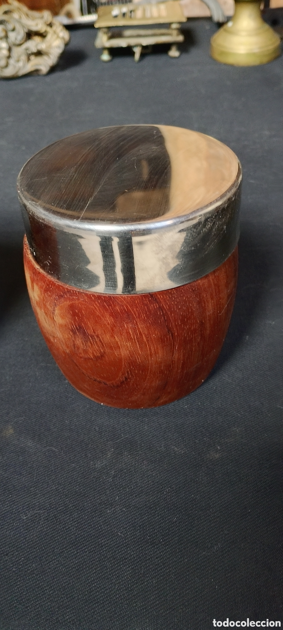 Antig&uuml;edades: Tarros de madera noble - Foto 4