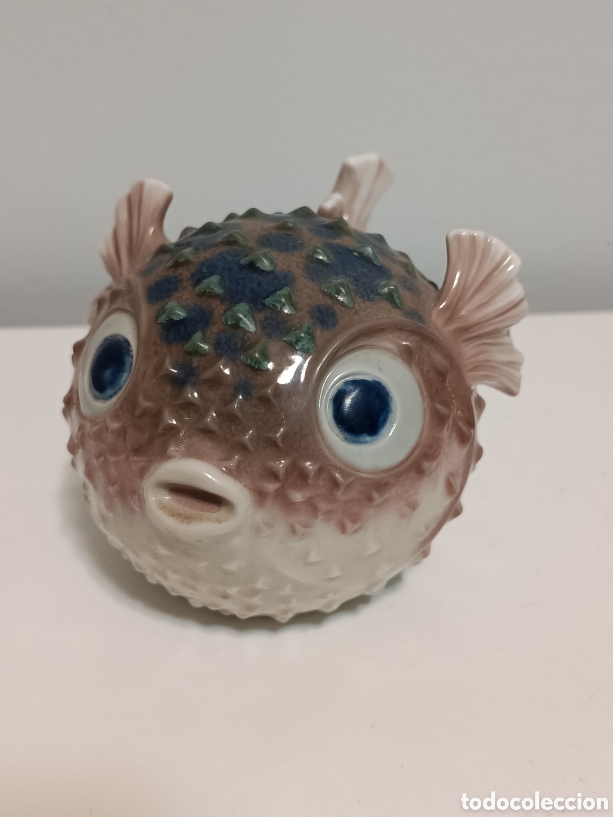 Antig&uuml;edades: Pez globo Lladro , a&ntilde;os 70. - Foto 3