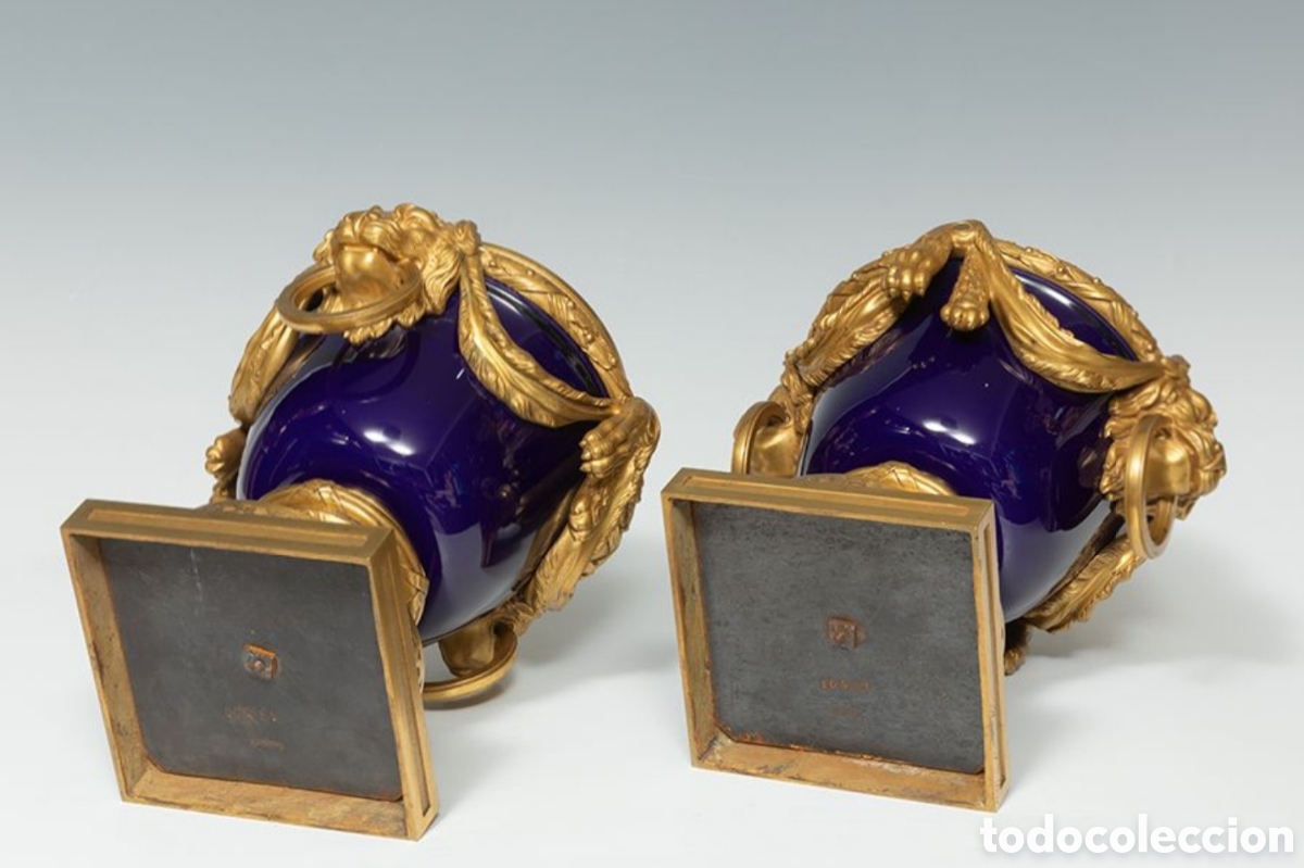 Antig&uuml;edades: Jarrones Dulac; Raingo Fr&egrave;res, Francia, s.&nbsp;XIX. - Foto 2
