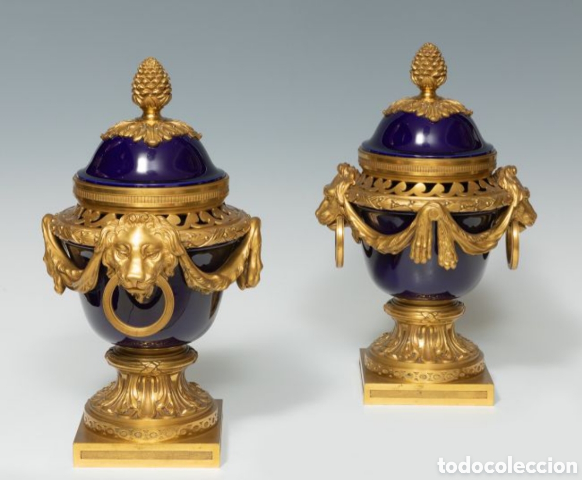 Antig&uuml;edades: Jarrones Dulac; Raingo Fr&egrave;res, Francia, s.&nbsp;XIX. - Foto 1