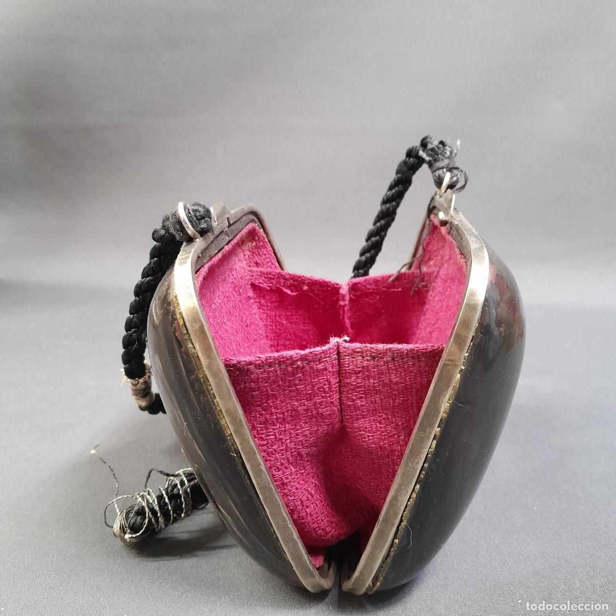 Antig&uuml;edades: BL-72. BOLSO CLUTCH REALIZADO EN CELULOIDE. 1950 CA. - Foto 4