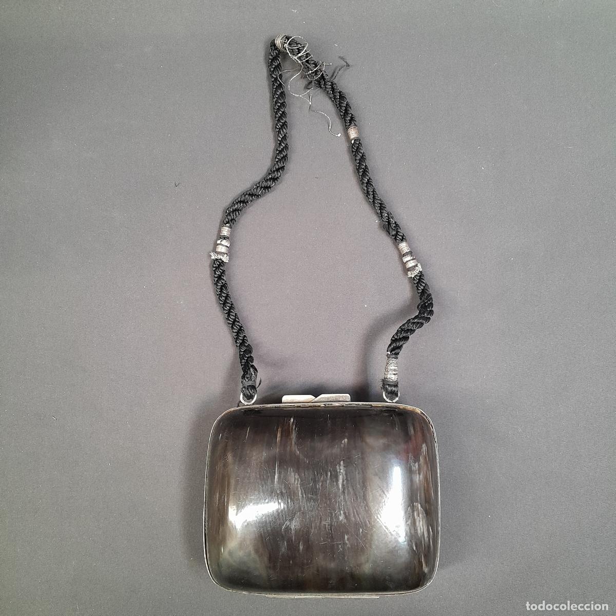 Antig&uuml;edades: BL-72. BOLSO CLUTCH REALIZADO EN CELULOIDE. 1950 CA. - Foto 1