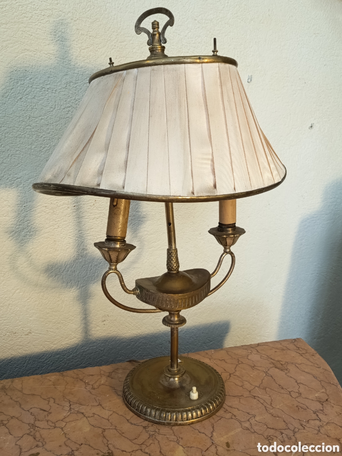 Antig&uuml;edades: Lampara de mesa estilo bouillote - Foto 1
