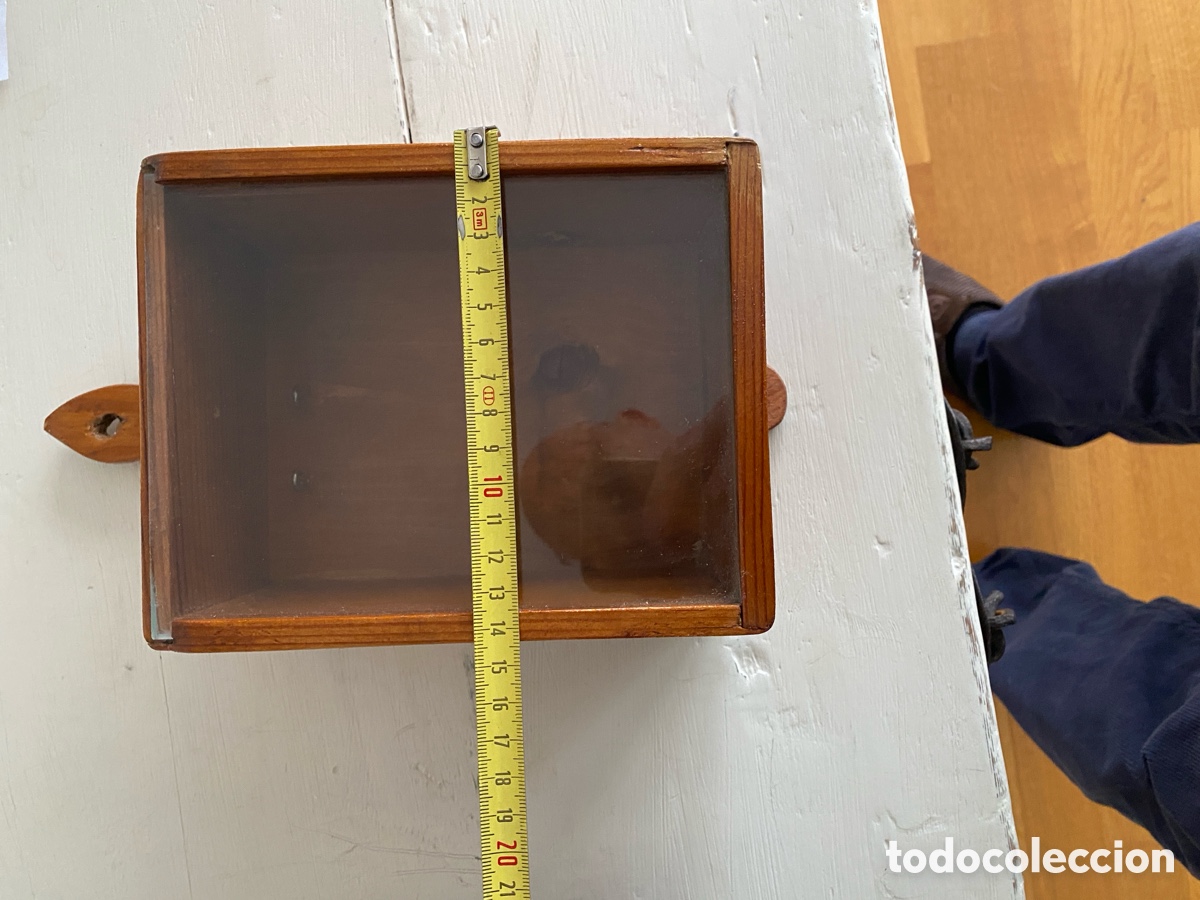 Antig&uuml;edades: Peque&ntilde;a hornacina capilla de madera - Foto 14