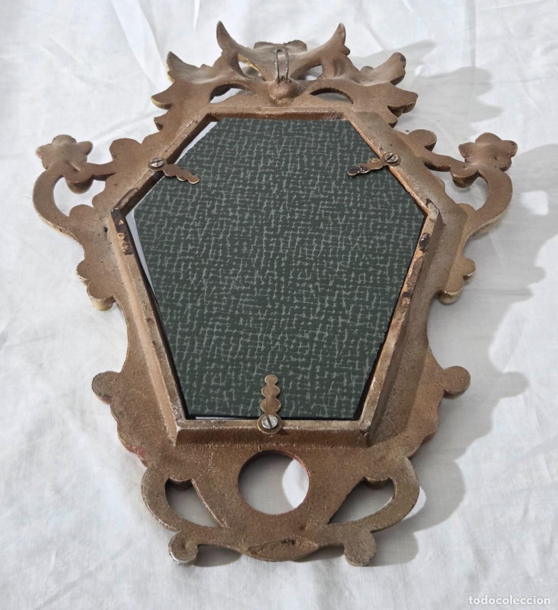 Antig&uuml;edades: Espejo de calamina patinada - Foto 10